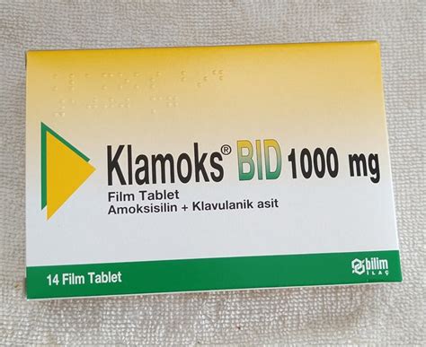 klamoks 1000 mg diş ağrısı